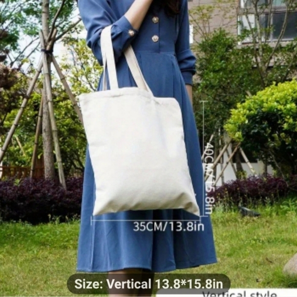 NEW!! Teacher Gift Canvas Tote bag. - Picture 3 of 3